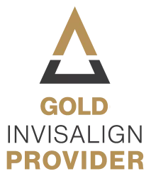 Gold Invisalign provider logo